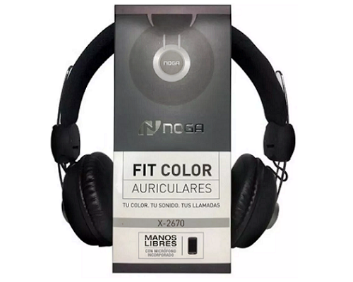 AURICULAR VINCHA FIT COLOR PC/MP3 - X-2670 - NOGA
